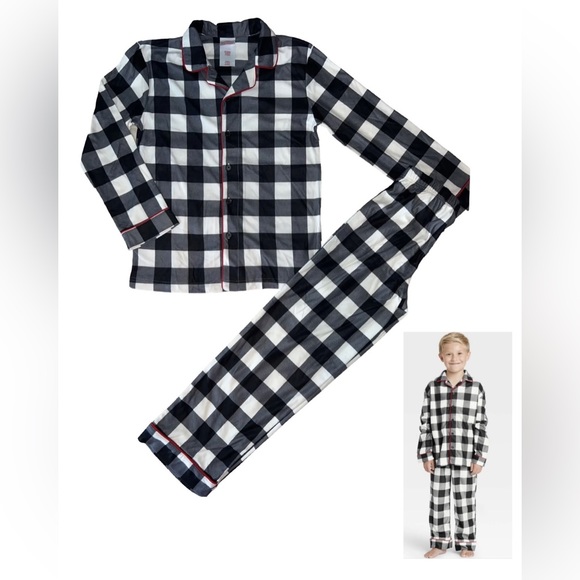 Wondershop Other - *Kids Unisex Buffalo Checked Flannel Pajama Set ~ Wondershop Size 12